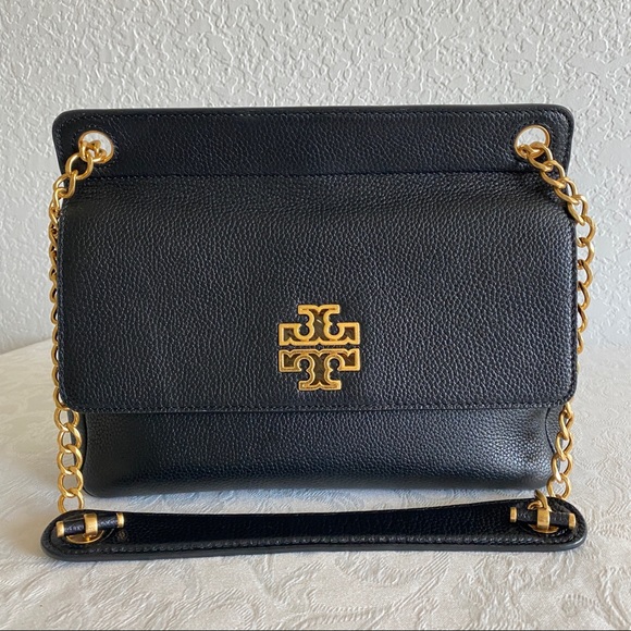 Tory burch black chain strap flap bag - Picture 14 of 15